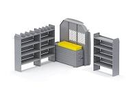 Holman General Service Steel Shelving Package for Ford Transit Mid Roof 130